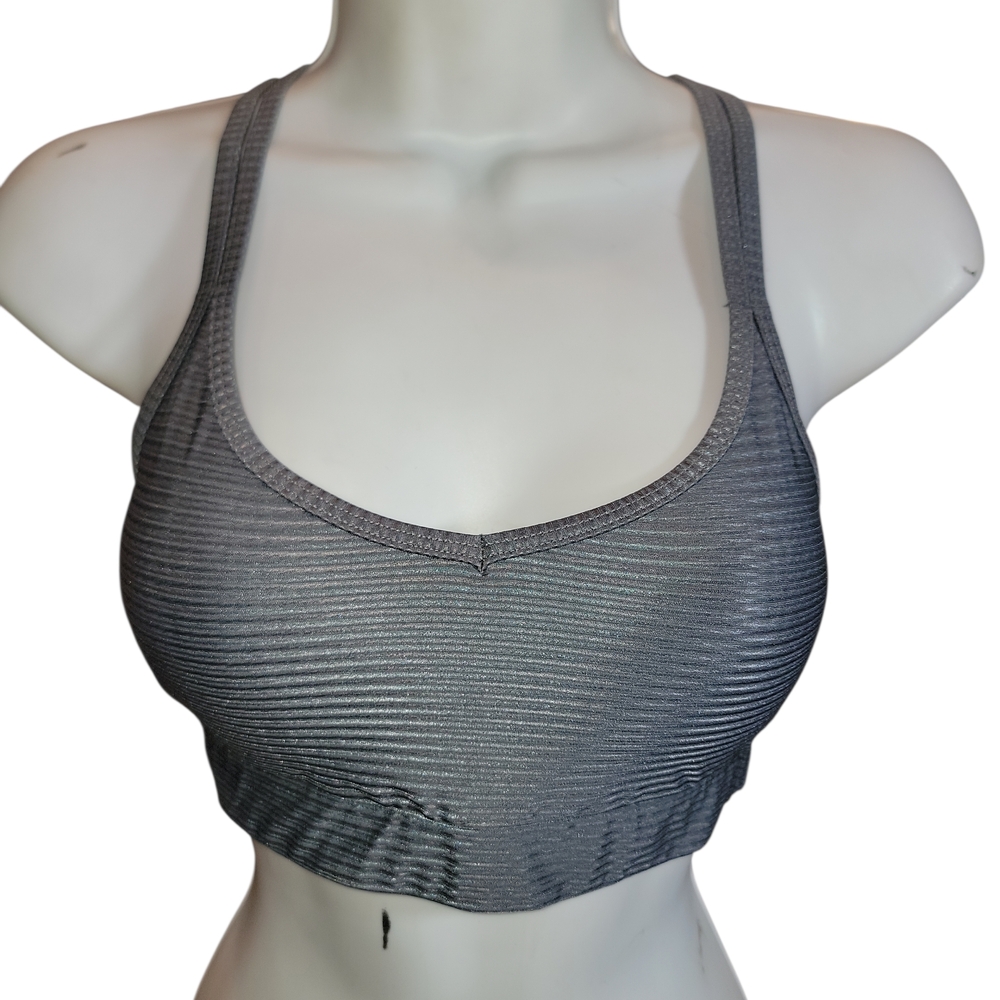 Track & Field Gray Women's Sports Bra